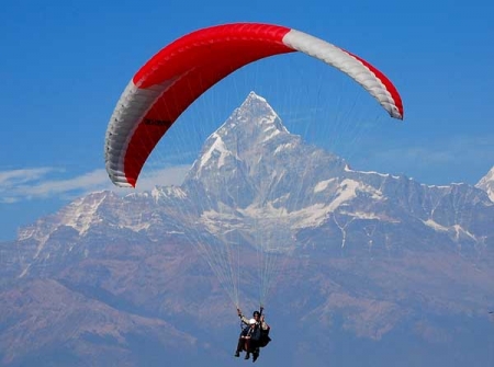 Paragliding in Nepal